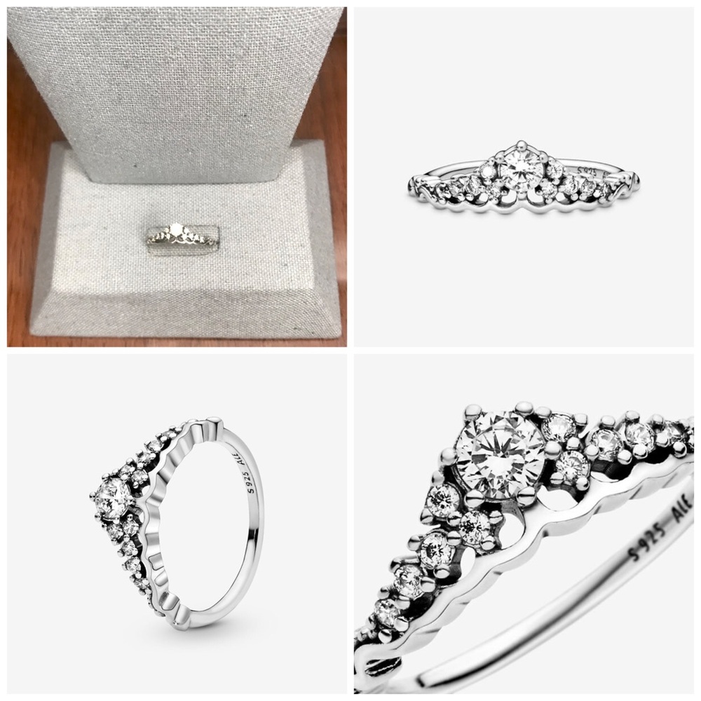 Pandora Fairy Tale Tiara Wishbone Ring